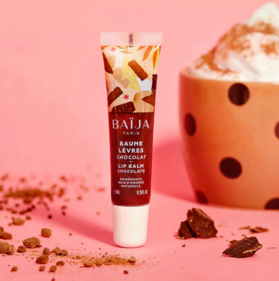 Baume à Lèvres BAÏJA - 15 ml | 100% Naturel - Lèvres Gercées