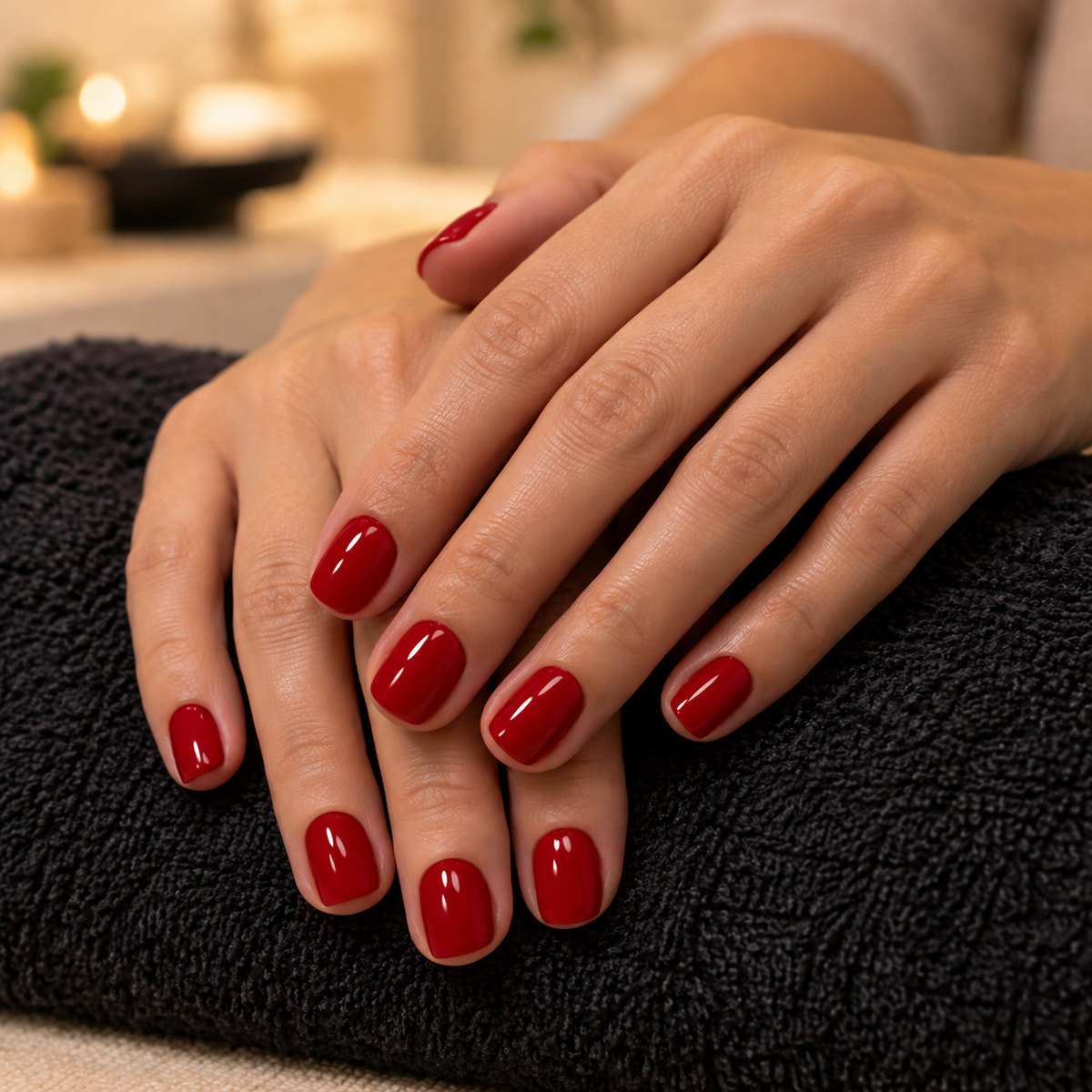 Gainage gel sur ongles naturels à Beauvais