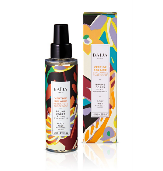 Brume corps Vertige Solaire - Baïja - senteur bergamote tubéreuse - 125 ml