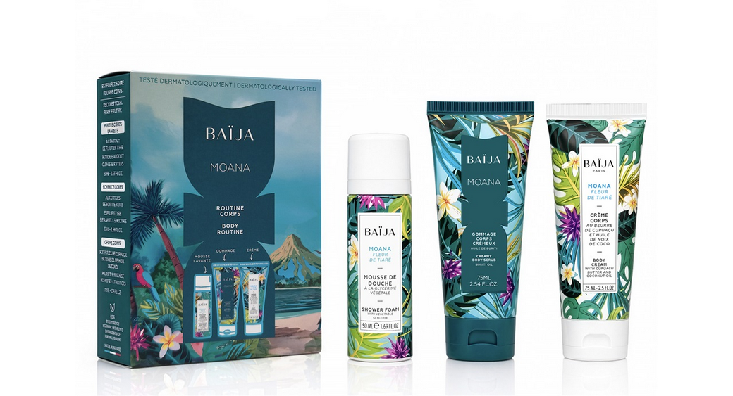 Coffret Soin du Corps Moana BAÏJA – Routine Corps Fleur de Tiaré