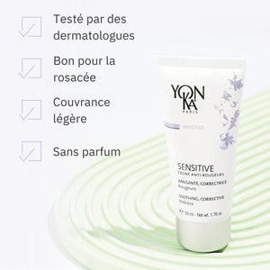 YONKA - Sensitive Crème Anti Rougeurs 50 ml - crème apaisante et correctrice