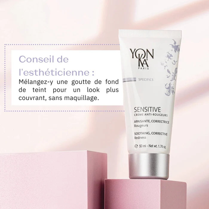 YONKA - Sensitive Crème Anti Rougeurs 50 ml - crème apaisante et correctrice