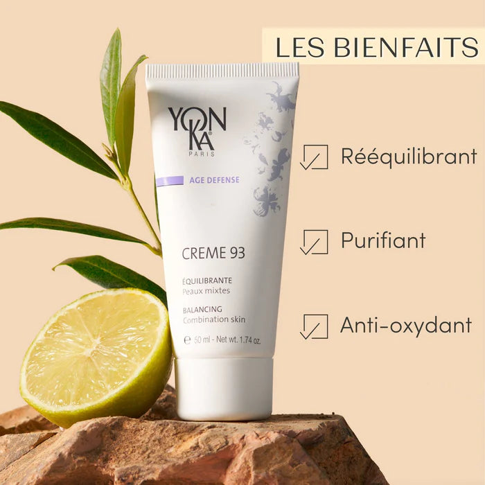 YonKa - CREME 93 - le soin matifiant pour peaux mixtes - 50 ml