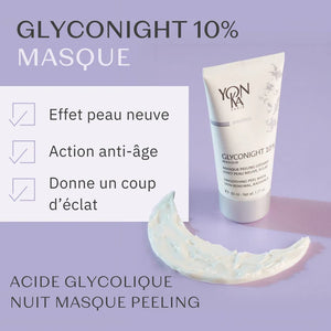 GLYCONIGHT YonKa masque peeling lissant Effet peau neuve 50 ml