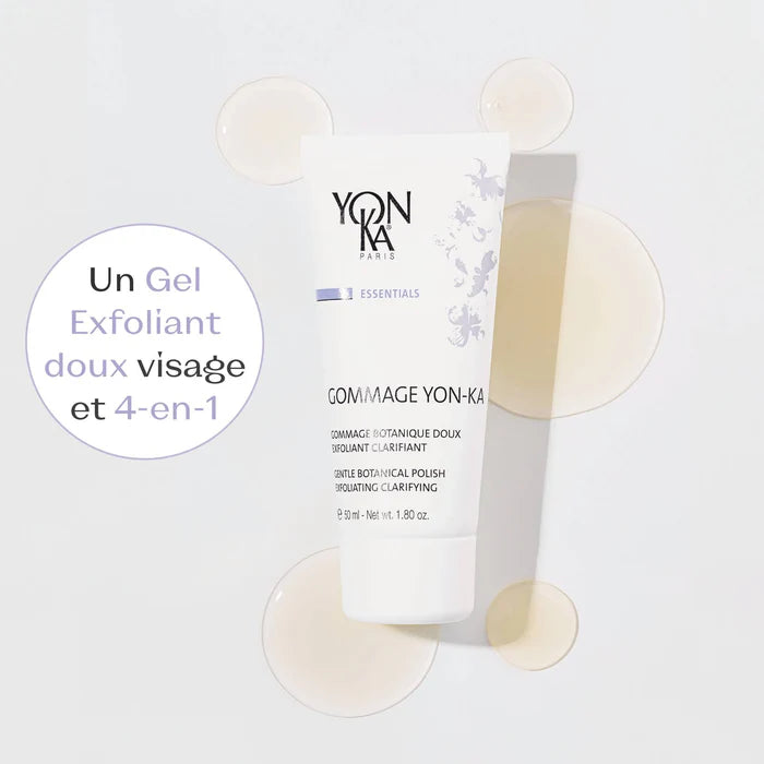 Gommage YONKA - Gel Exfoliant Doux 4 EN 1 - 50 ml - gommage sans grain pour peau sensible