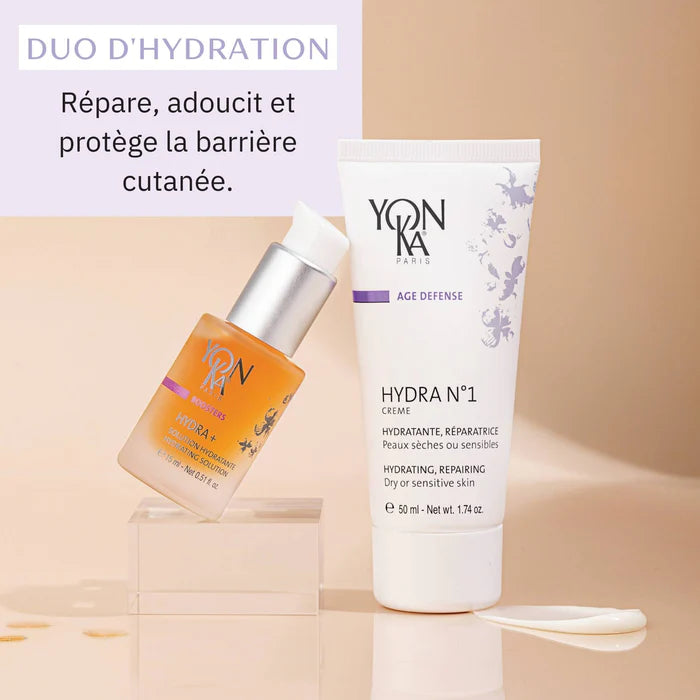 YonKa - Hydra Crème N°1 - Hydra Fluide N°1 - 50 ml pour peau sèche et très déshydratée