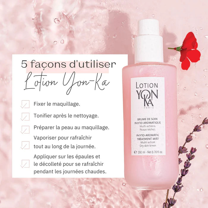 Lotion YONKA - 200 ml - Brume de Soin Phyto Aromatique peaux sèches ou peaux grasses