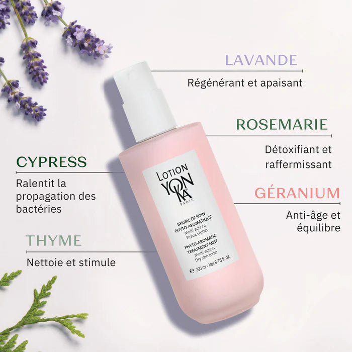 Lotion YONKA - 200 ml - Brume de Soin Phyto Aromatique peaux sèches ou peaux grasses