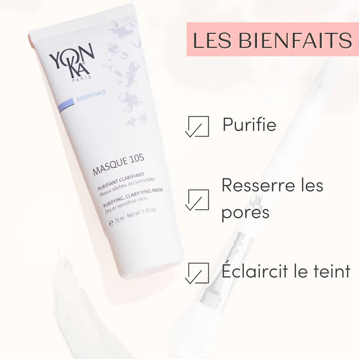 Masque 103 105 YONKA 75 ml purifiant, clarifiant et détoxifiant