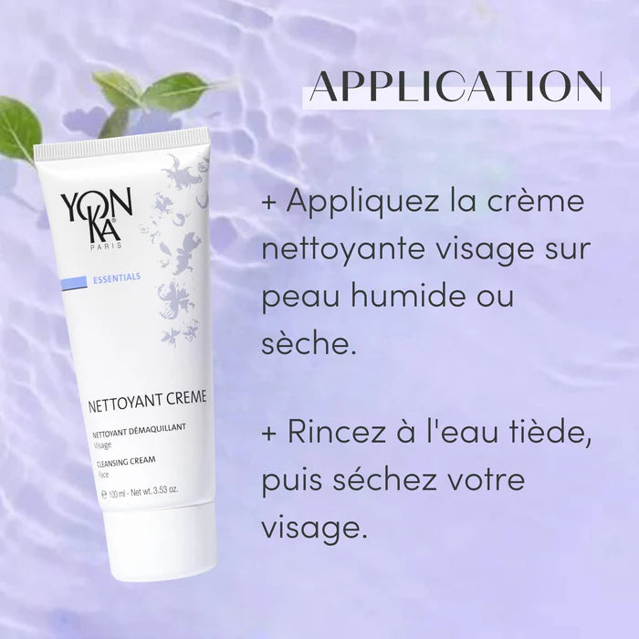 Nettoyant Crème - YONKA - 100 ml - Nettoyant, Démaquillant pour peaux sensibles