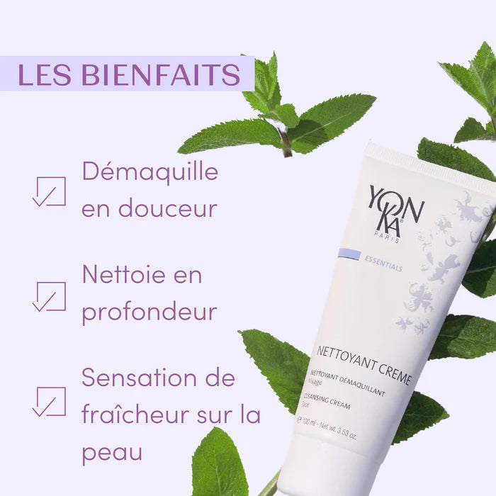 Nettoyant Crème - YONKA - 100 ml - Nettoyant, Démaquillant pour peaux sensibles