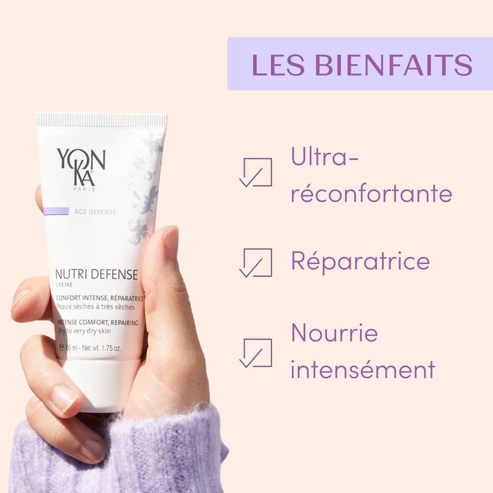 NUTRI DEFENSE YonKa - crème confort intense et nutri-réparatrice 50 ml
