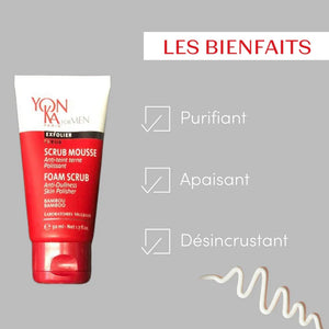 YONKA - Scrub Mousse - Gommage Visage pour homme 50 ml