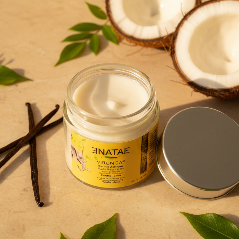 Baume Virunga flat lay