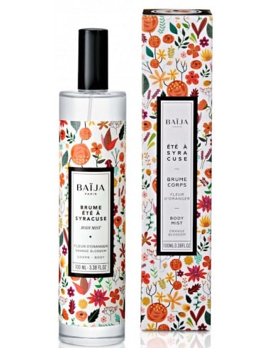 Brume corps Eté à Syracuse - Baïja - senteur fleur d'oranger - 100 ml
