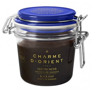 Savon Noir Senteur du Hammam à l'Eucalyptus - CHARME D'ORIENT - 200 g