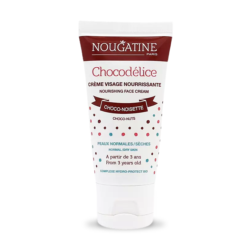 NOUGATINE - Chocodélice - 30 ml Crème Visage enfant Nourrit, Répare et Protège