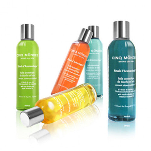 Cinq Mondes - huiles de douche Siam, Bengalore, Kyoto, Java 200 ml