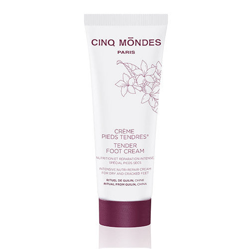 Crème Pieds Tendres Cinq Mondes 75ml - Soin Hydratant Pieds Secs
