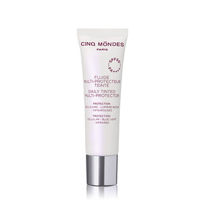 CINQ MONDES - Fluide Multi-Protecteur Teinté spf 50 - 30 ml Rituel de Jeju, Corée du Sud