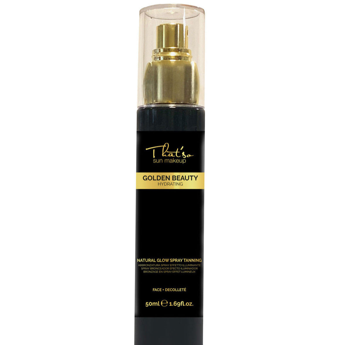 THAT'SO - Autobronzant Visage Golden Beauty en spray 50 ml - effet bronzant hydratant et anti âge