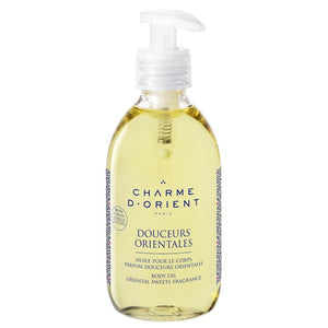 Charme d’Orient Huile de Massage Parfumée – Flacon Pompe 300 ml | NO STRESS BEAUVAIS