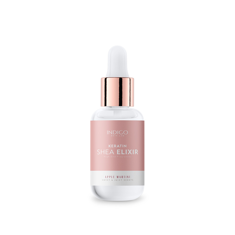 Keratin Shea Elixir Apple Martini 8ml Indigo – huile cuticule parfumée