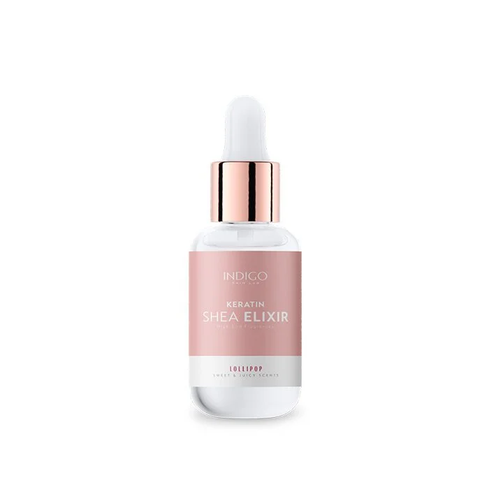 Keratin Shea Elixir Lollipop 8ml Indigo – flacon pipette rose