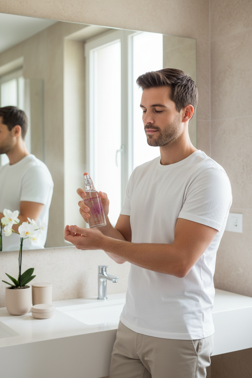 Lifestyle homme brume Cinq Mondes