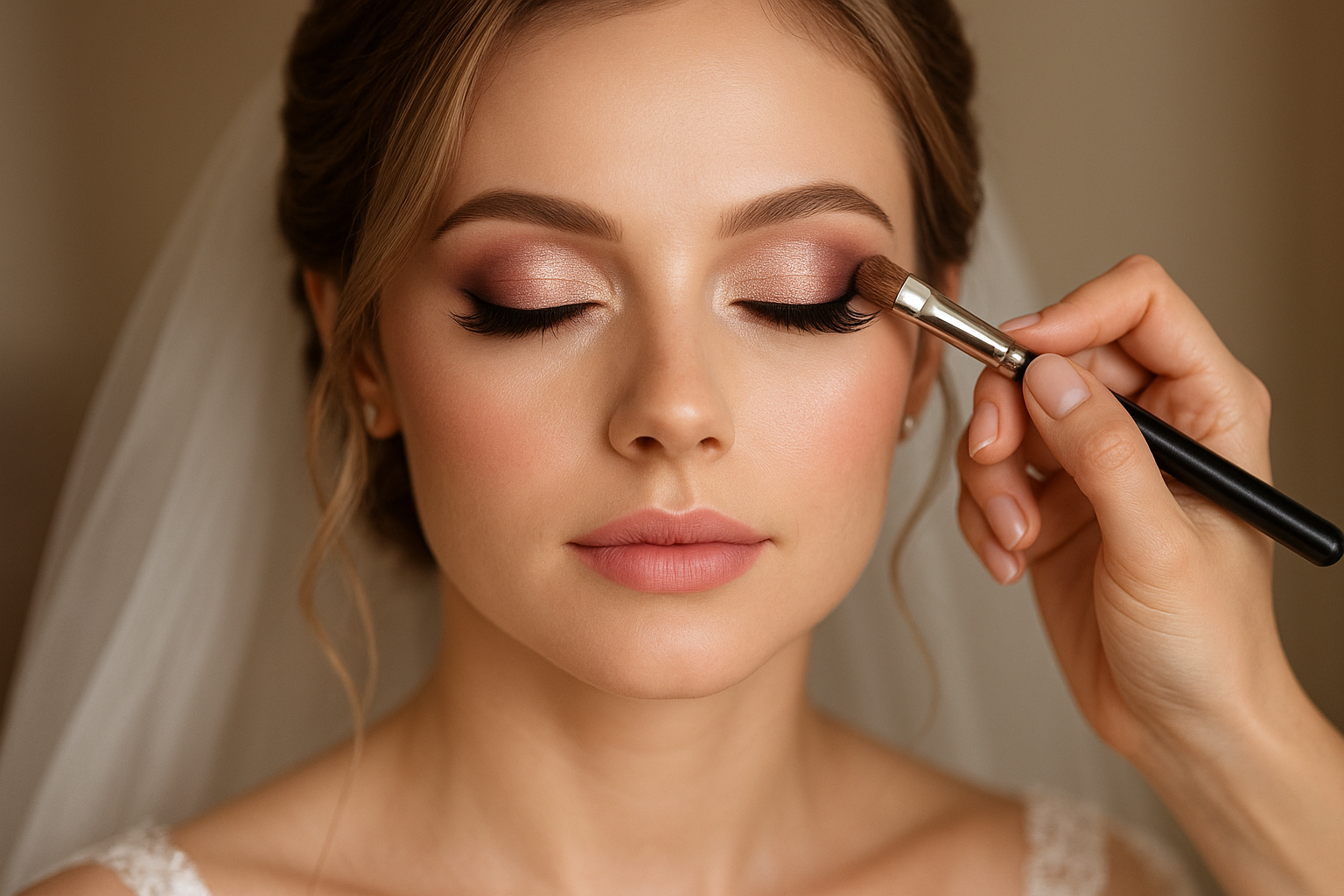 Maquillage mariage élégant