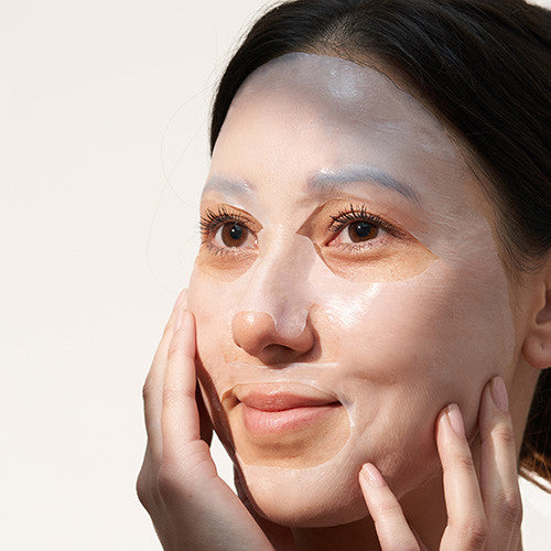 Masque Biocellulose Défroissage Express Cinq Mondes - Rituel Kobido Anti-Âge