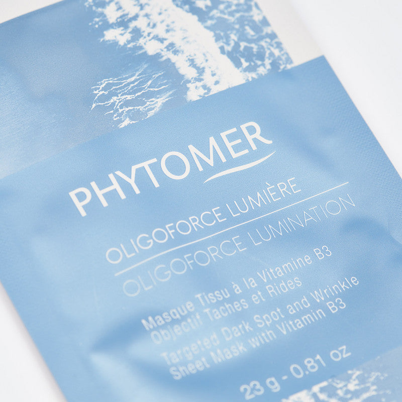 PHYTOMER - OLIGOFORCE LUMIERE - masque tissu x4