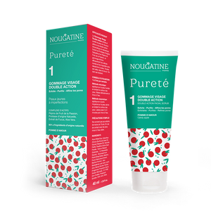 NOUGATINE - Gommage visage pour les pré-ados - 40 ml Exfolie, Purifie, Affine les pores