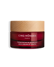 Charger l&#39;image dans la galerie, Crème Riche de Jeunesse Anti-rides Cinq Mondes 50 ml - Rituel de Guilin
