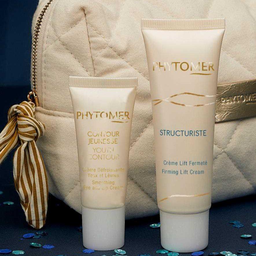 Rituel Fermeté PHYTOMER - Crème Structuriste 50 ml + Crème Contour Jeunesse Yeux et Lèvres et Trousse OFFERT