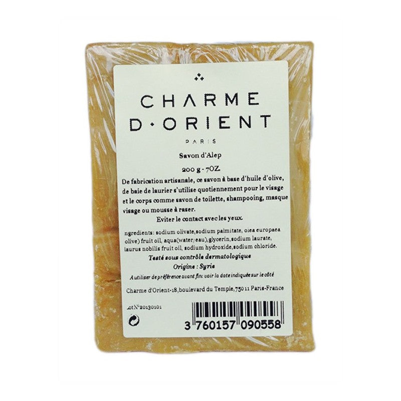 SAVON D'ALEP - Charme d'Orient 200g