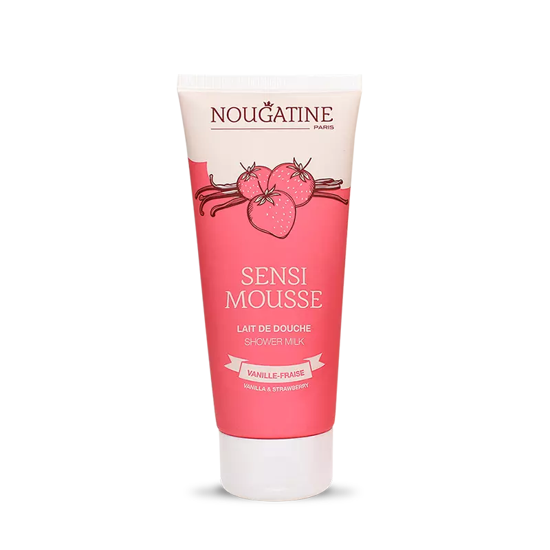 Gel douche fraise vanille enfant Nougatine 
