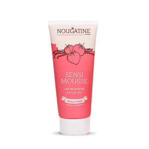 NOUGATINE - Sensimousse Lait de douche enfant parfum fraise vanille - 200 ml ou 30 ml