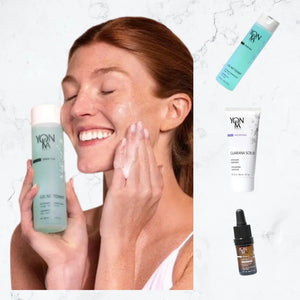 Trio YONKA pureté : nettoyant + gommage + sérum Offert