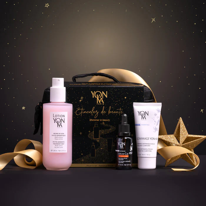 YON-KA - Rituel Eclat - Serum C20 + Lotion YonKa + Gommage - Pour une peau parfaitement unifiée et lumineuse