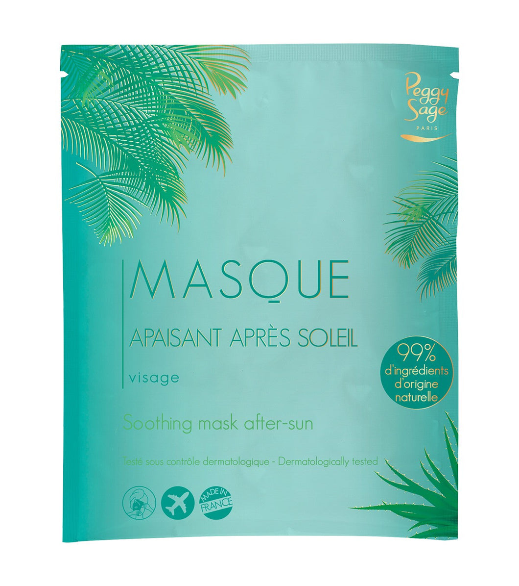 Masque Tissu Apaisant Après Soleil 20g Peggy Sage