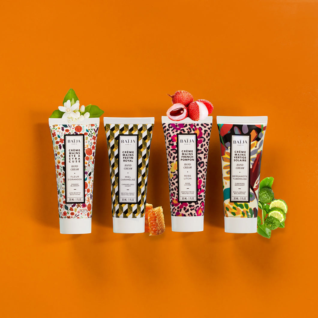 Crème Mains BAIJA - 30 ml | Hydratation Intense - Senteurs au Choix