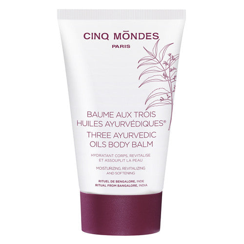 Baume aux 3 Huiles Ayurvédiques Cinq Mondes 150ml - Soin Corps Nourrissant