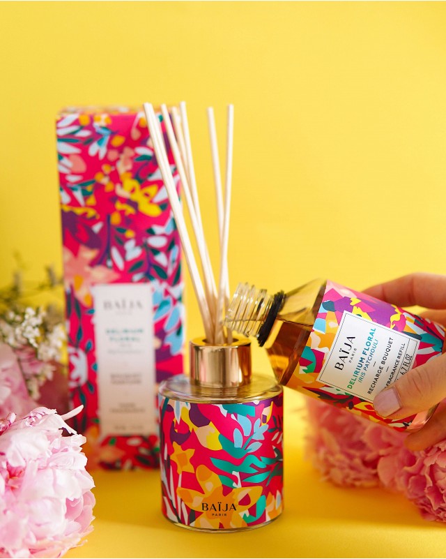 Bouquet Parfumé BAÏJA - 120 ml | Diffuseur à Bâtonnets - Senteurs au Choix