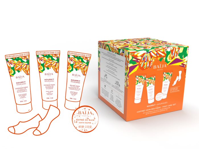 Coffret Soin des Pieds Nourrissant BAÏJA – Rituel Complet 5 Soins