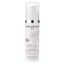 Charger l&#39;image dans la galerie, Crème Eclat aux Cinq Fleurs Cinq Mondes Bio 50 ml
