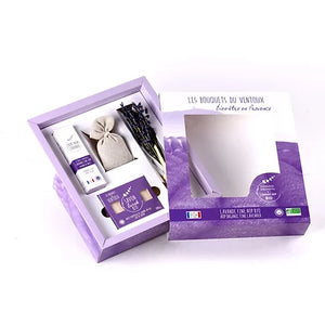 LES BOUQUETS DU VENTOUX - Coffret cadeau BIEN ETRE - à la lavande fine AOP bio
