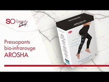 Charger et lire la vidéo dans la visionneuse de la Galerie, PRESSOPANTS Arosha - legging infrarouges en dermofibre bio
