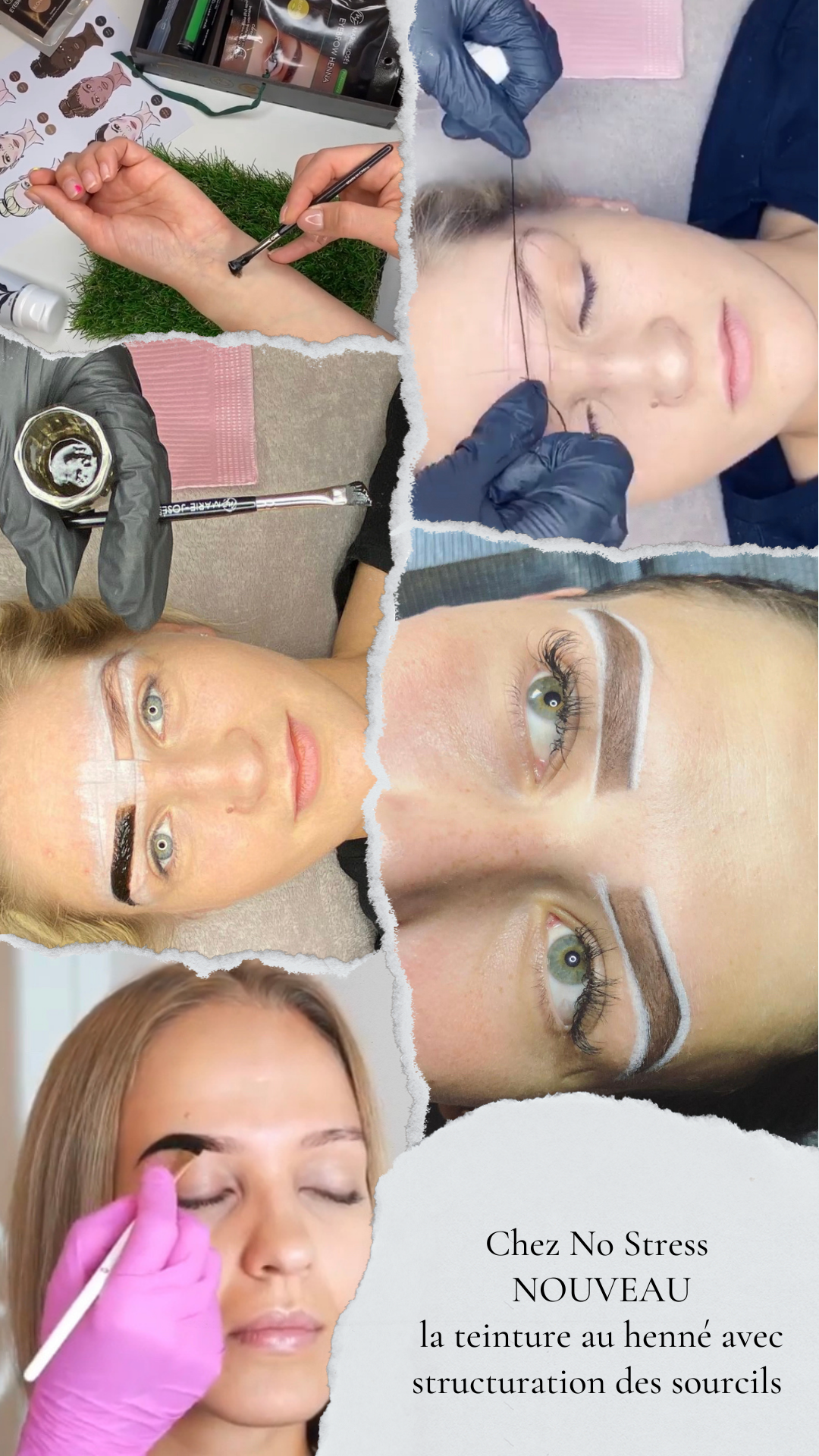 Teinture des sourcils au Henné ou Hybride
