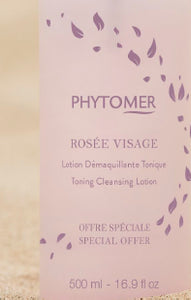 ROSEE VISAGE Maxi lotion Phytomer 500 ml au prix du 250 ml